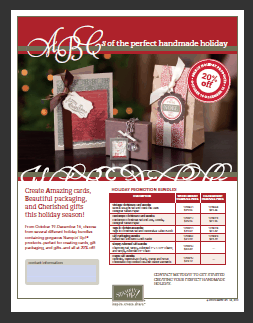 Stampin Up Canada Holiday Bundles